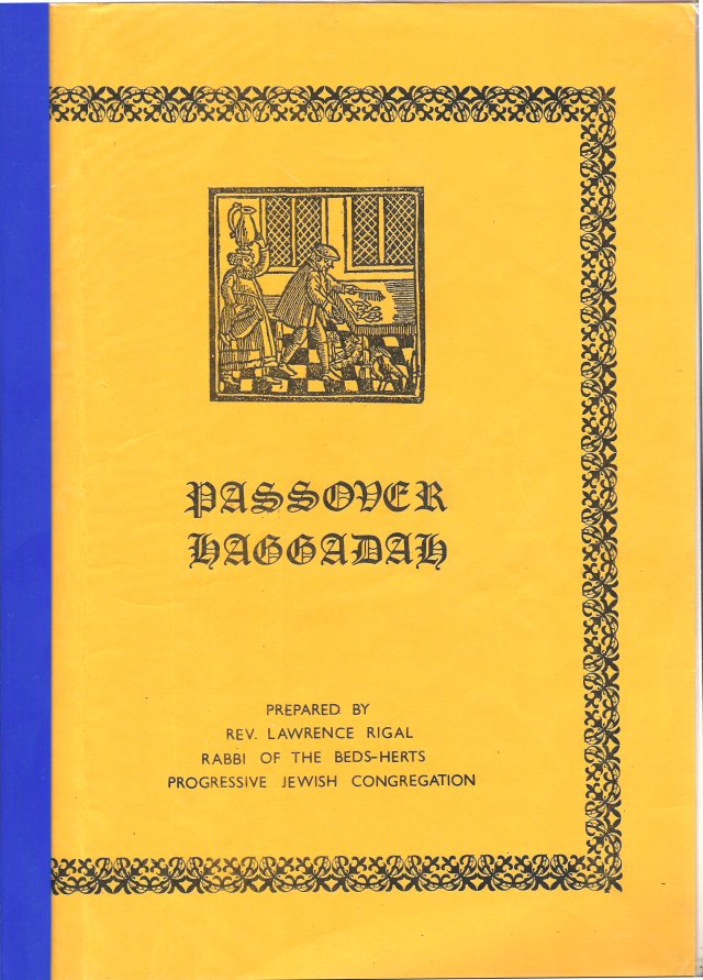 Rigal Family Haggadah - Front Cover